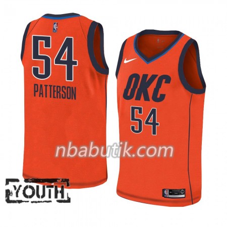 NBA Børn Trøje Oklahoma City Thunder Patrick Patterson 54 2018-19 Nike Orange Swingman